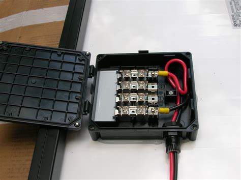 junction box photovoltaic|solar panel junction box connection.